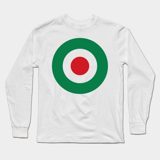 Italy Aviation shield Long Sleeve T-Shirt by JewelryArcade